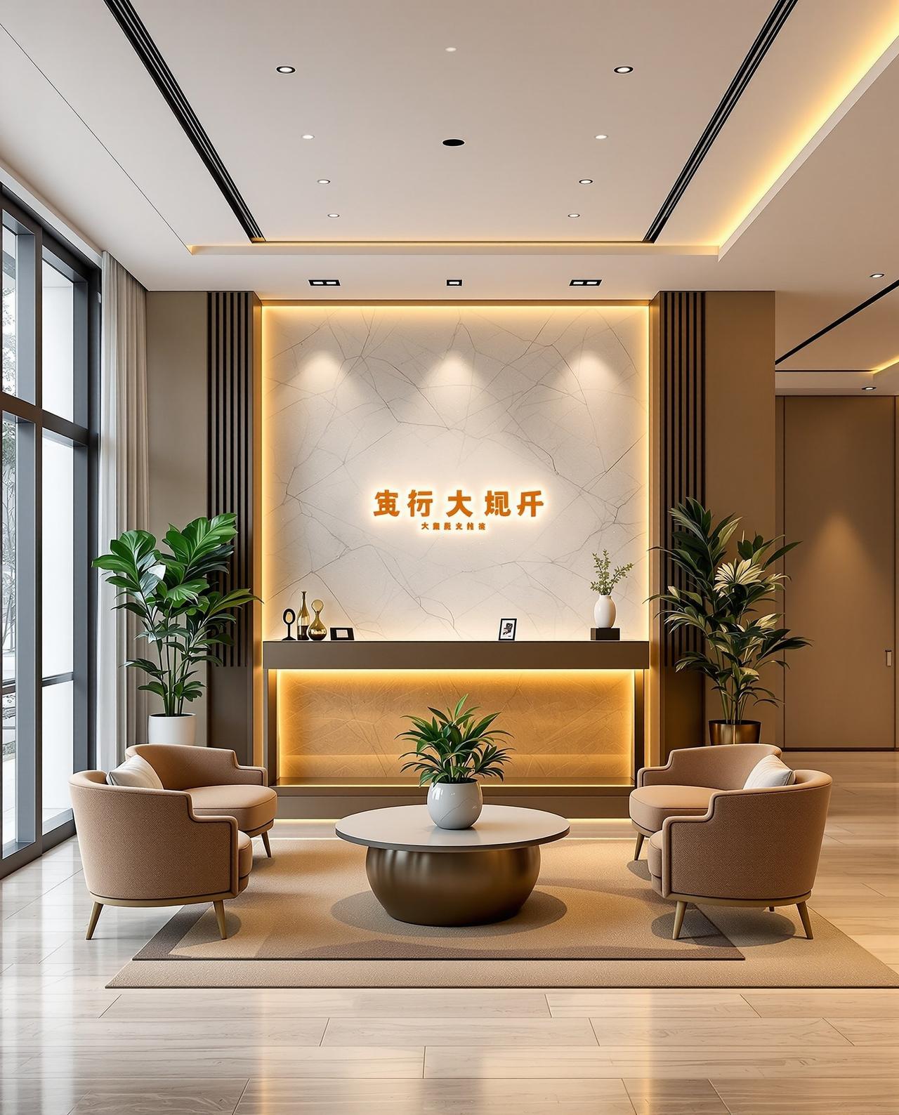 影视影视前台接待区实景